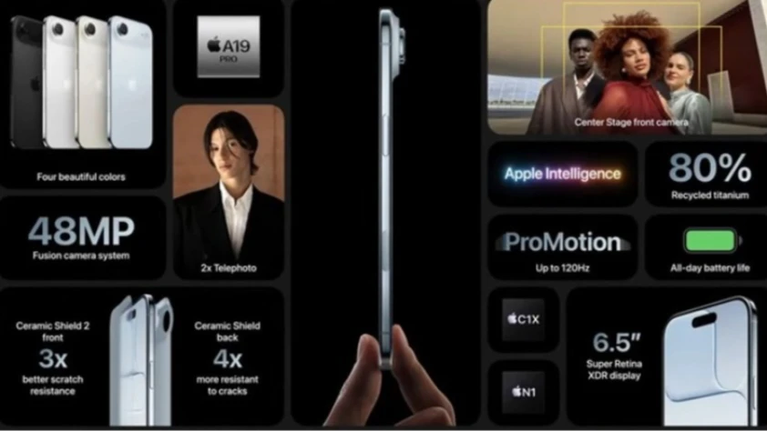 iPhone 17 Air fiyatı belli oldu! Sadece 5,5 mm inceliğiyle iPhone 17 Air tanıtıldı