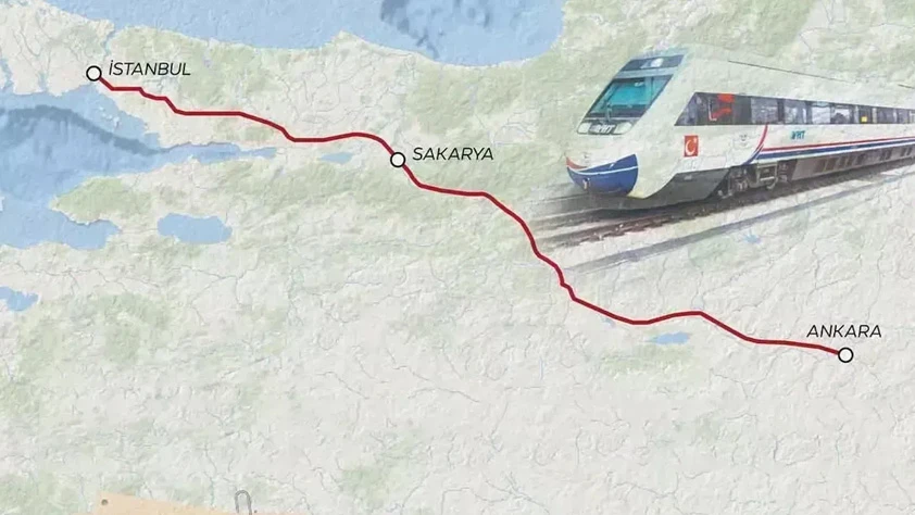 İstanbul-Ankara arası saatte 350 km hızla 80 dakikaya düşecek!
