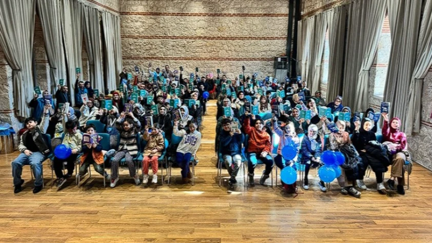 İstanbul'da Ufka Yolculuk yarışmasının kitap okuma etkinliği düzenlendi