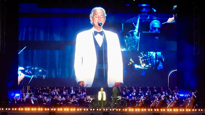 İtalyan tenor Andrea Bocelli, İstanbul'da konser verdi