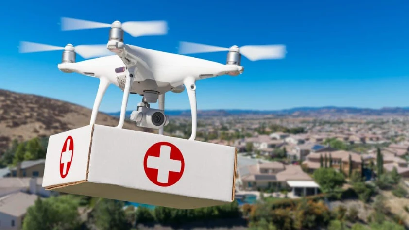 Kan naklinde  dron kullanılacak