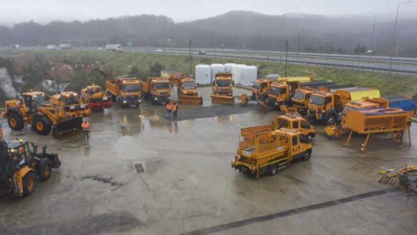 Kar kaplanları Bolu Dağı'nın ağır kış şartlarına hazır
