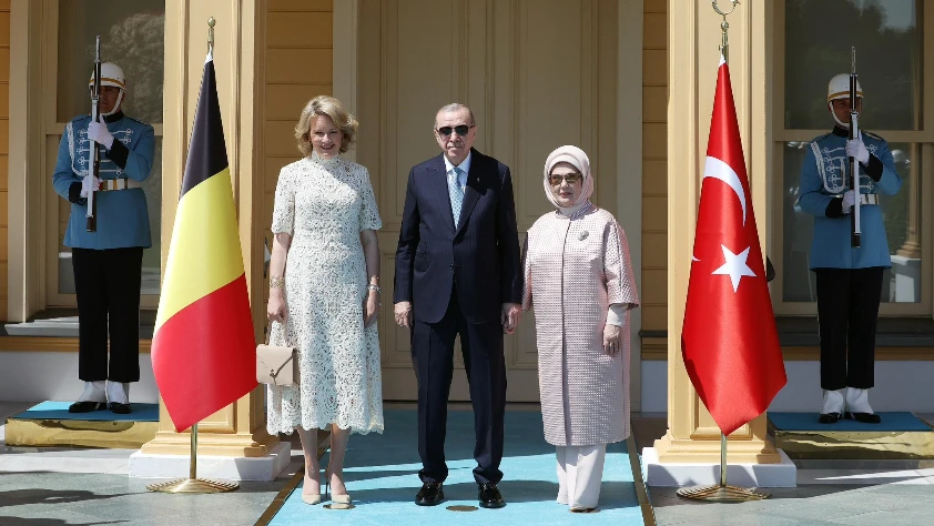 Kraliçe Mathilde Türkiye'de: Erdoğan AB savunma ortaklığına dikkat çekti