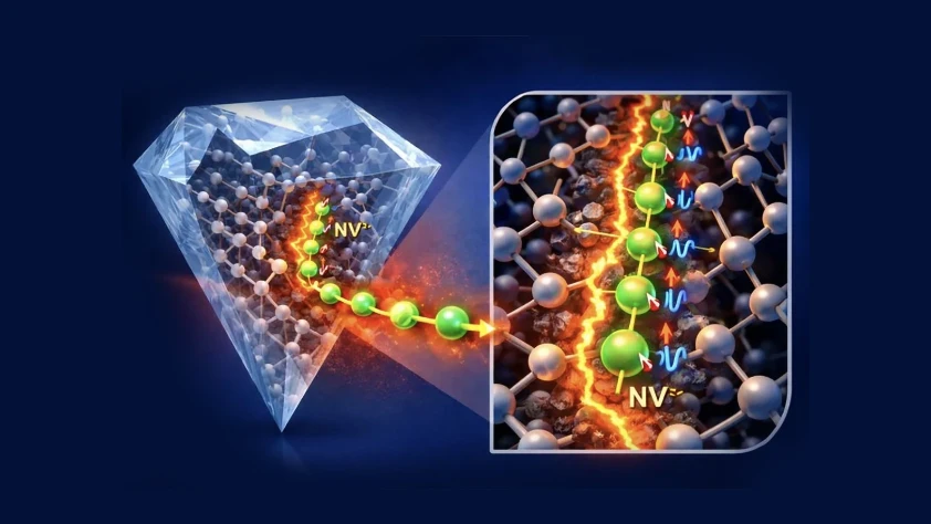 Kuantum bilgisayarların bağlantı sorunu elmasla çözülüyor