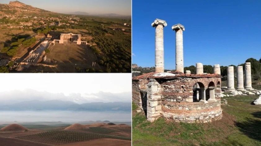 Manisa'da, Sardes Antik Kenti ve Lidya Tümülüsleri'nin UNESCO'ya alınması sevinci