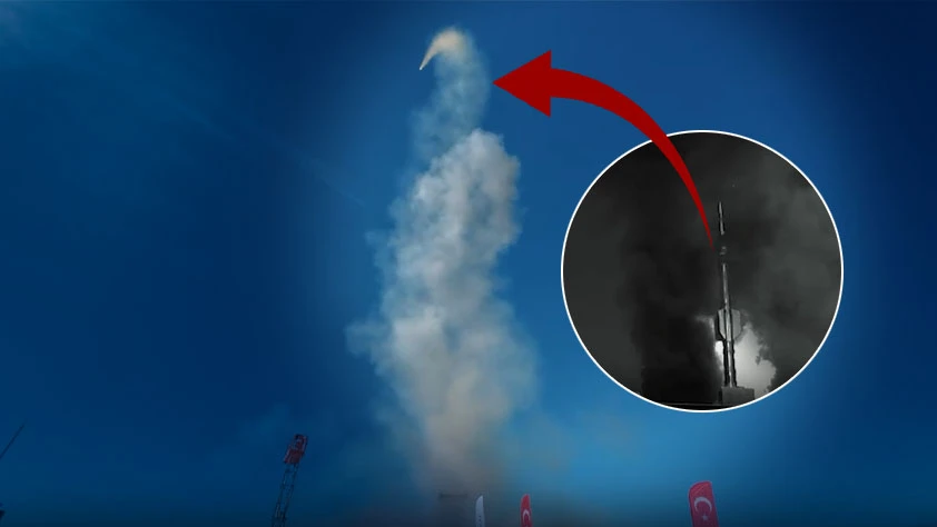 Mavi Vatan’ın ‘Gök Kılıcı’: SİPER 1-D füzesi MİDLAS’tan başarıyla fırlatıldı