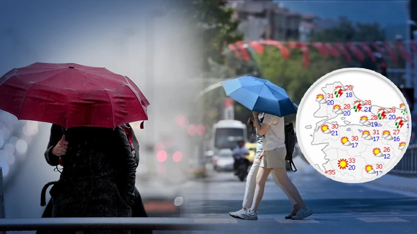 Meteoroloji'den 5 günlük hava tahmini! İstanbul'da yağmur ihtimali yüksek