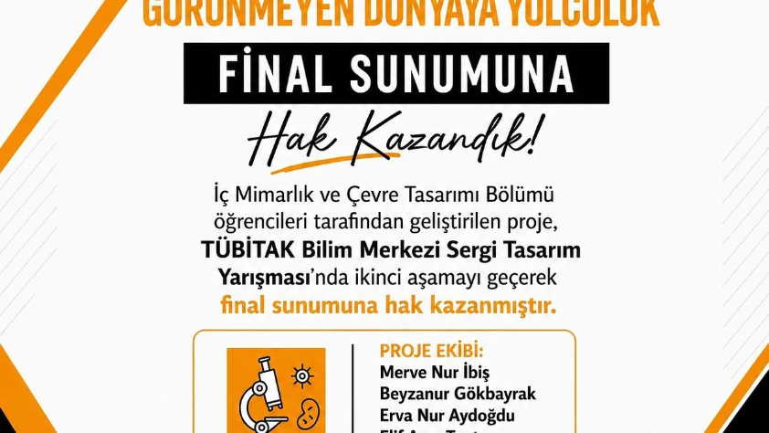 ‘Mikro Evren Tüneli’ TÜBİTAK finalinde