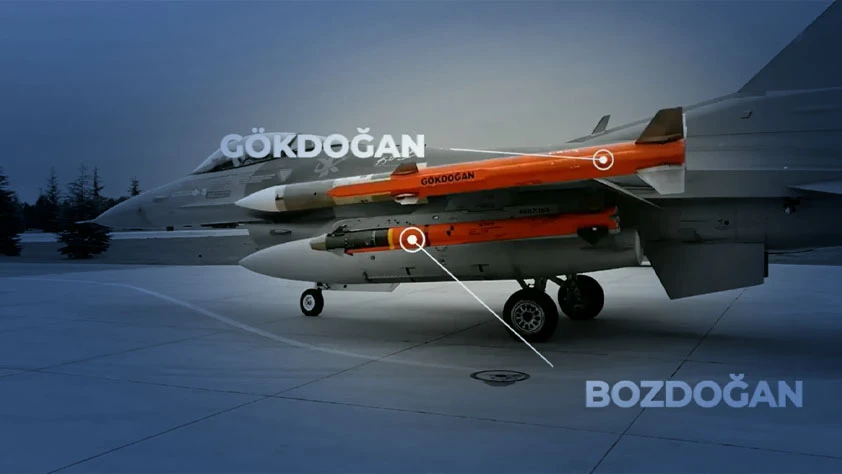 Milli hava hava füzeleri GÖKDOĞAN ve BOZDOĞAN'dan harp başlıklı test atışında tam isabet