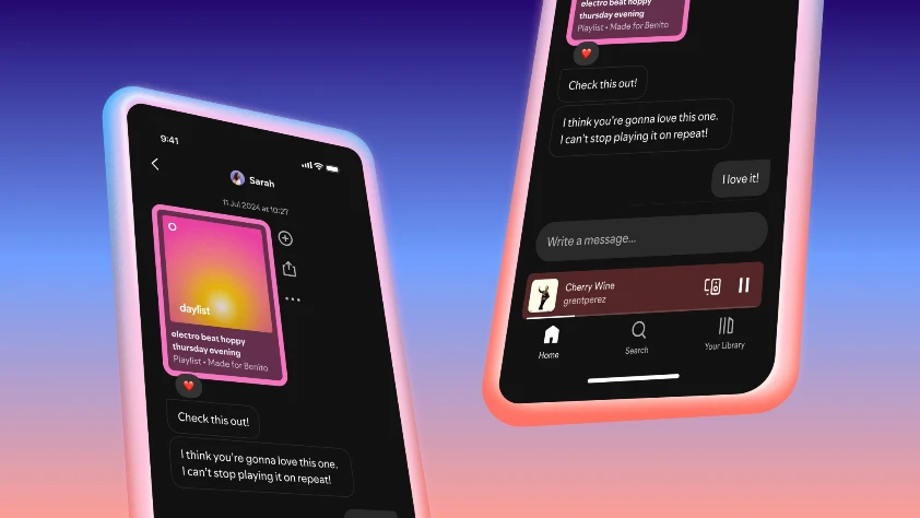 Müzikte sosyal ağ: Spotify’da kullanıcılar arası mesajlaşma