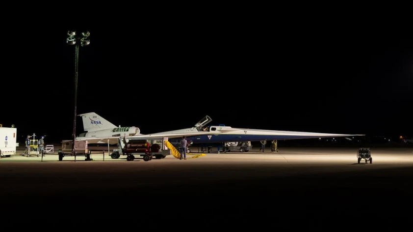 NASA'nın X-59 sessiz süpersonik uçağı ilk uçuşuna hazır