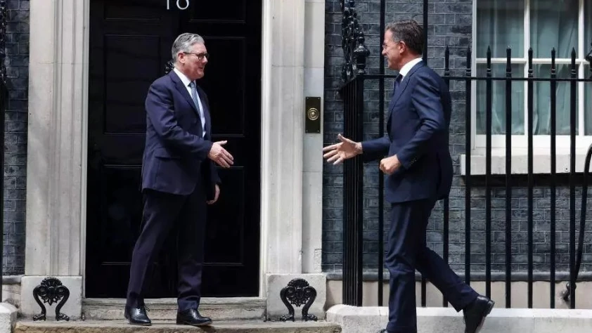 NATO Genel Sekreteri Rutte Londra'da! Savunma harcamaları görüşüldü