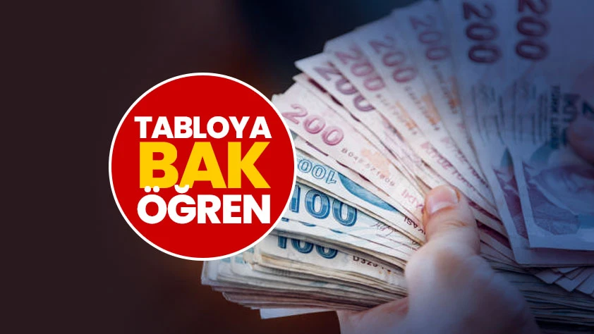 OCAK 2026 EMEKLİYE ZAM TABLOSU: 17500, 18500, 19500, 20500, 21500, 22500 TL emekli maaşı ne kadar artacak?