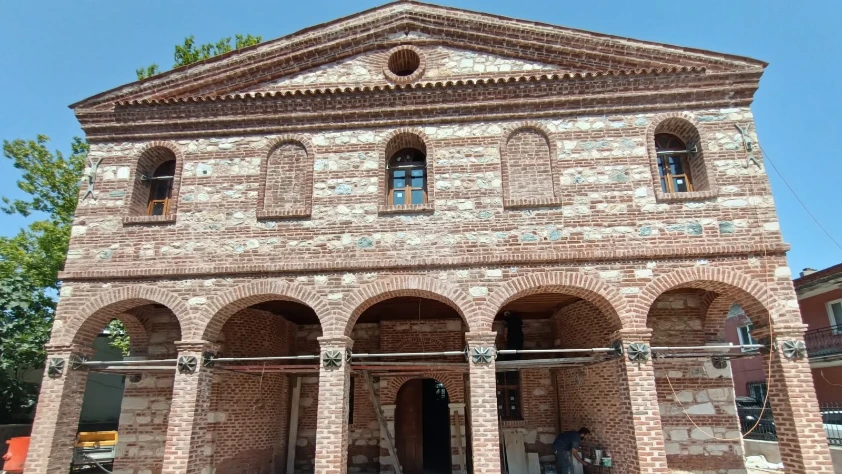 Özlüce Camisi'nde restorasyon çalışması bitti! Yarın ibadete açılıyor