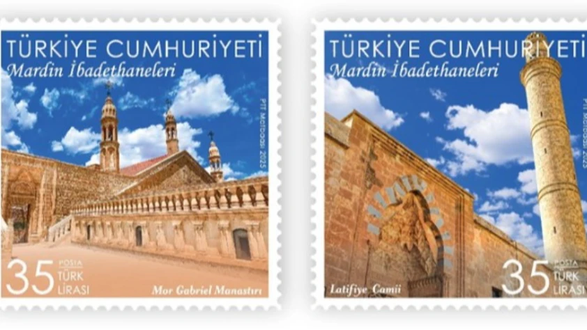 PTT Mardin İbadethaneleri için anma pulu çıkardı!