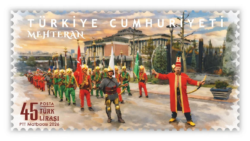 PTT'den Mehteran temalı pul ve ilk gün zarfı