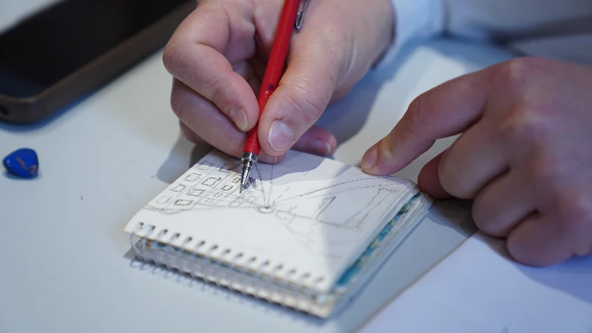 Rami Kütüphanesi'nde tarihi mekanlar çizimlerle yeniden hayat buluyor