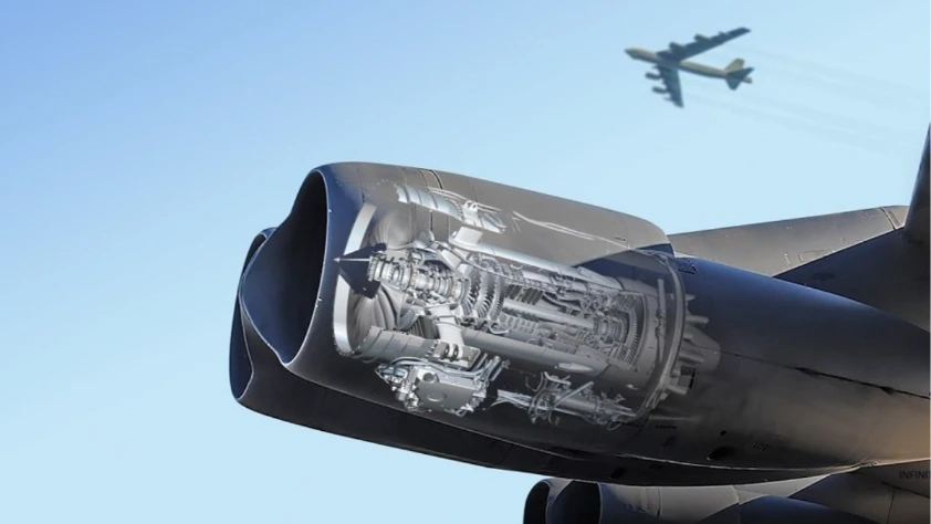 Rolls-Royce, B-52J uçağına güç verecek F130 motorunun testlerini tamamladı