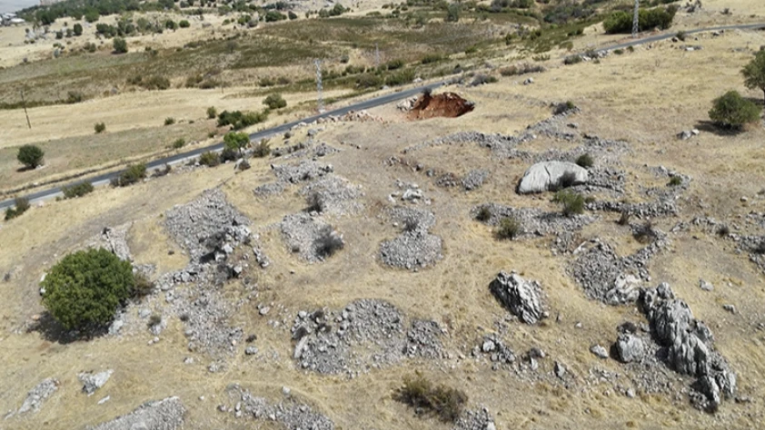 Roma dönemine ait yerleşim alanı Adıyaman kırsalında bulundu