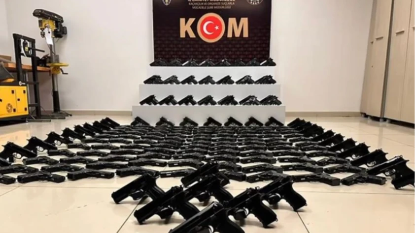 Ruhsatsız silah operasyonları bilançosu: 2025’te 110 bini aşkın silah ele geçirildi