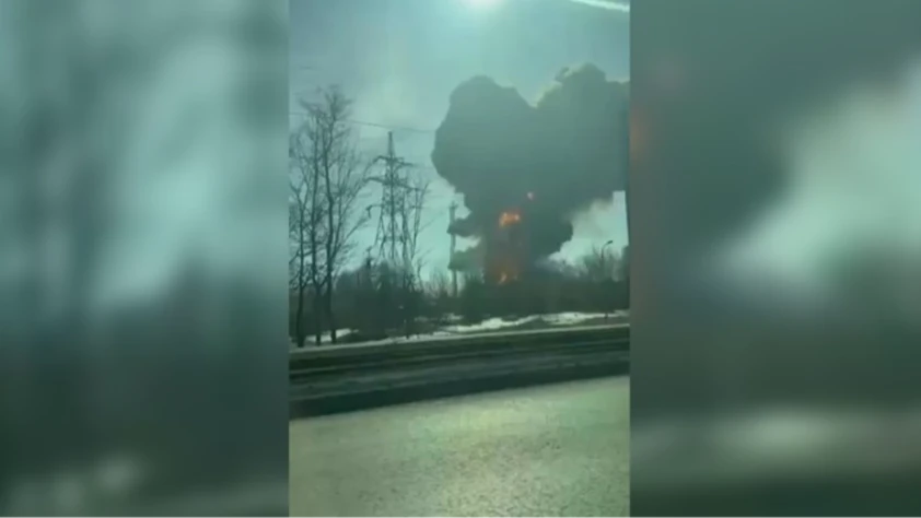 Rusya'nın en büyük petro-kimya tesislerinde yangın çıktı