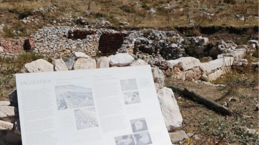 Sagalassos’ta 1800 yıl önce dernek toplantıları yapılan bina ortaya çıkarıldı