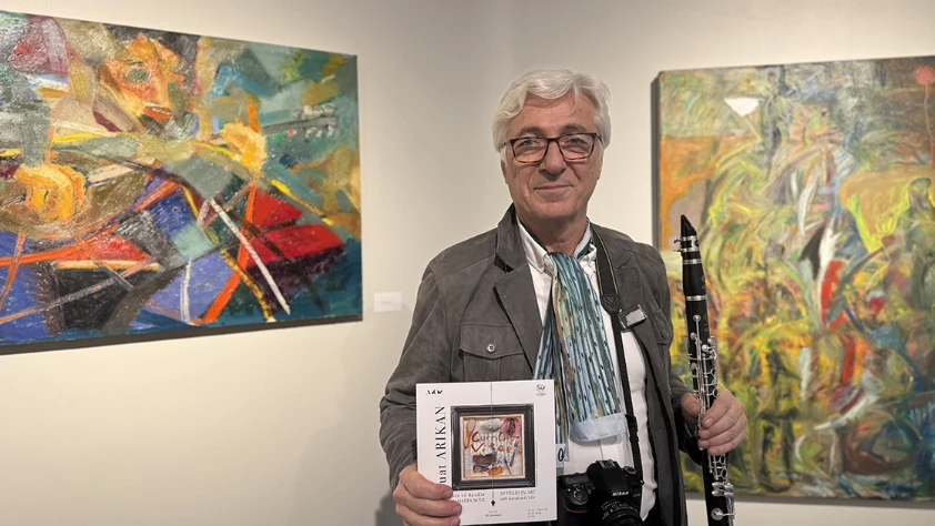 Ses ve Renkle Sanatta 50 Yıl sergisi, AKM'de açıldı