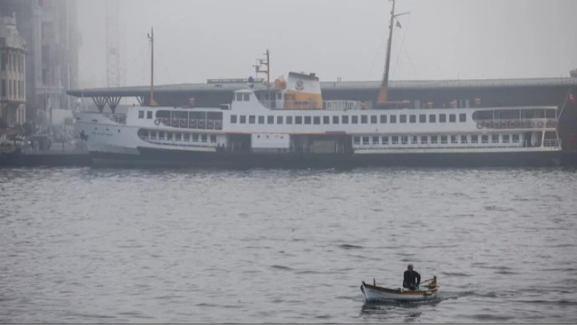 Sis etkili oldu! İstanbul'da bazı vapur seferleri iptal edildi