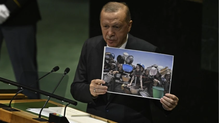 SON DAKİKA: Cumhurbaşkanı Erdoğan dünyaya bu fotoğrafla seslendi: Gazze'de insanlık ölüyor