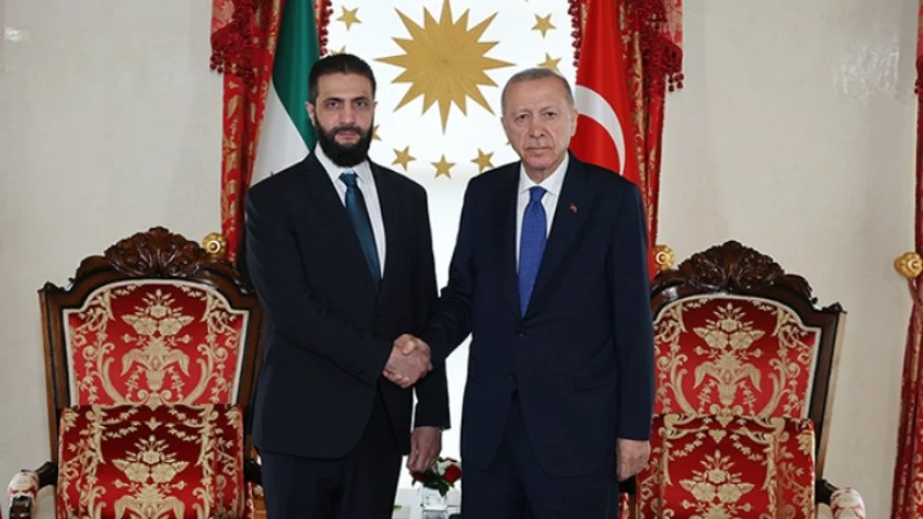 SON DAKİKA: Cumhurbaşkanı Erdoğan, Suriye Cumhurbaşkanı Şara ile görüştü