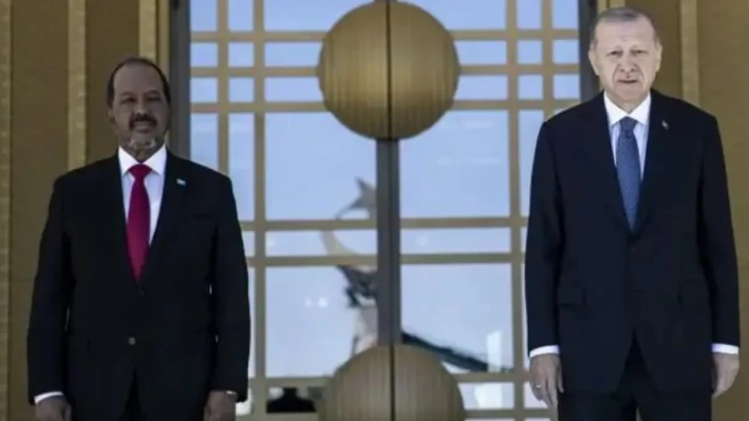 SON DAKİKA: Cumhurbaşkanı Recep Tayyip Erdoğan, Somali Cumhurbaşkanı Mahmud ile görüştü