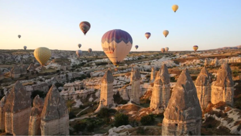 Sonbaharın renkleri Kapadokya'ya renk kattı Sonbaharın renkleri Kapadokya'ya renk kattı