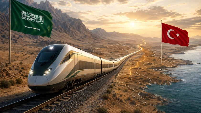 Suudi Arabistan tarih verdi! Demiryolu fizibilite çalışması yıl sonu bitecek