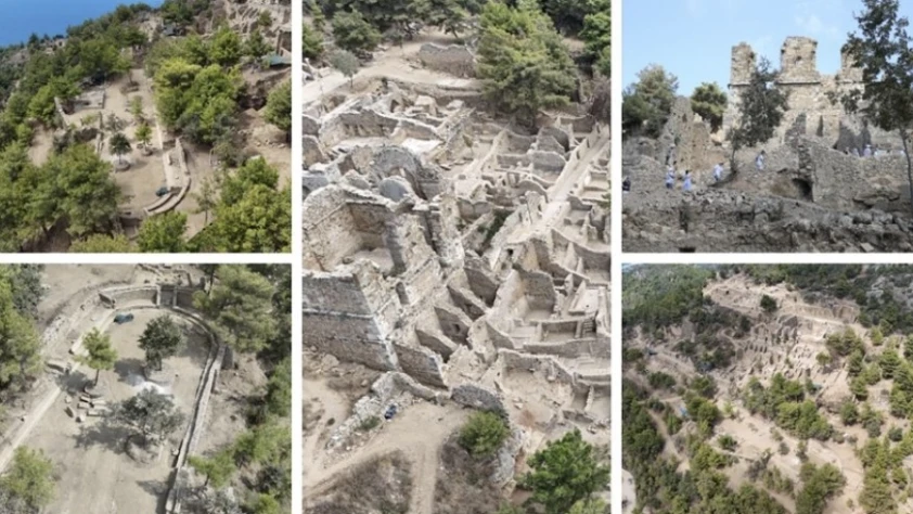 Syedra Antik Kenti'nde 1800 yıllık stadyum gün yüzüne çıkarıldı