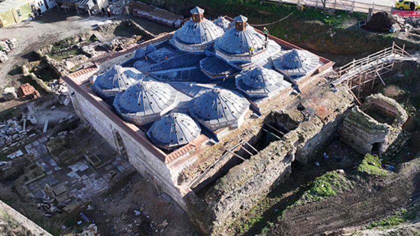 Tarihi Gazi Mihal Hamamı turizme yeni soluk olacak