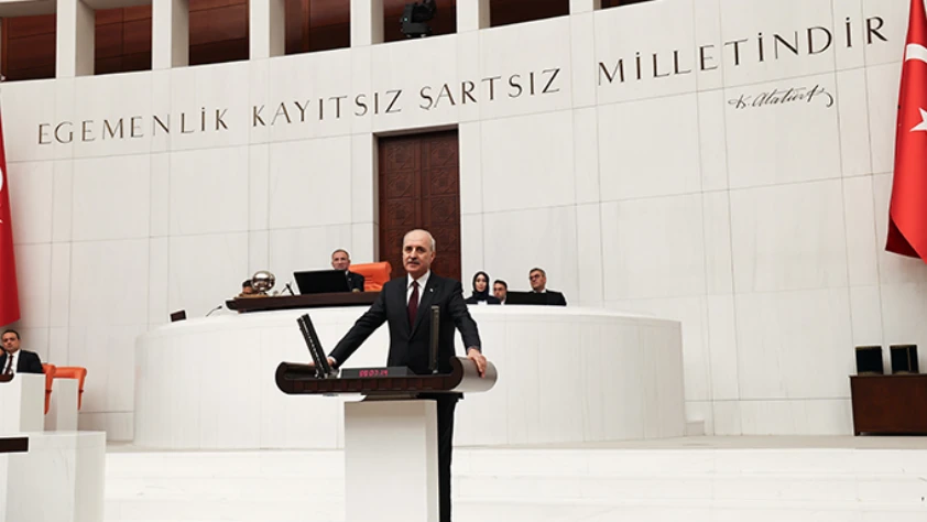 TBMM Başkanlığına Numan Kurtulmuş yeniden seçildi