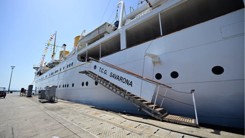 TCG Savarona milli seyir sistemiyle rotasını bulacak TCG Savarona milli seyir sistemiyle rotasını bulacak