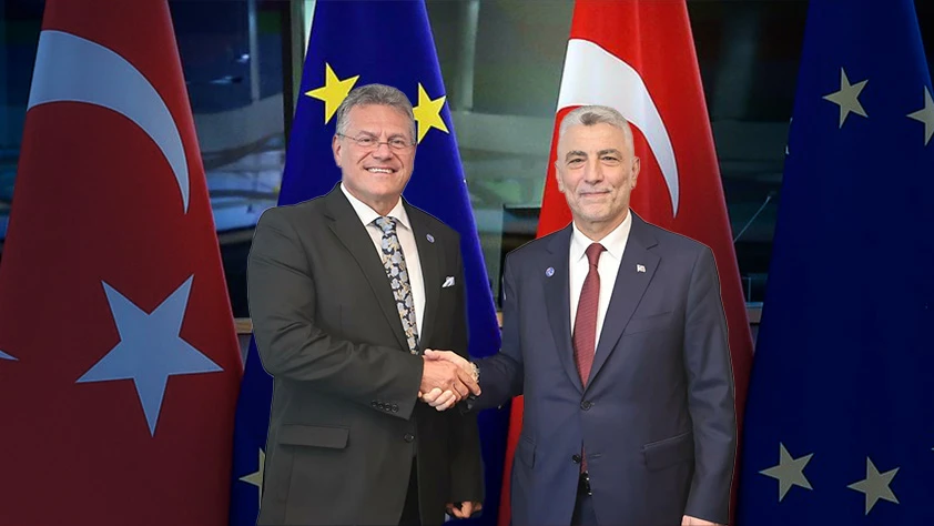 Ticaret Bakanı Bolat, AB Komiseri Sefcovic ile görüştü! İkinci toplantının tarihi belli oldu