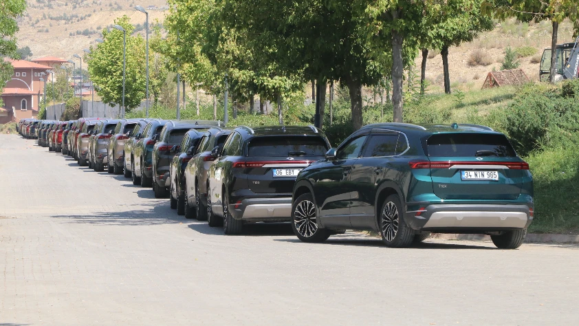 Togg sahipleri bir araya geldi! Çankırı'da ilginç görüntüler