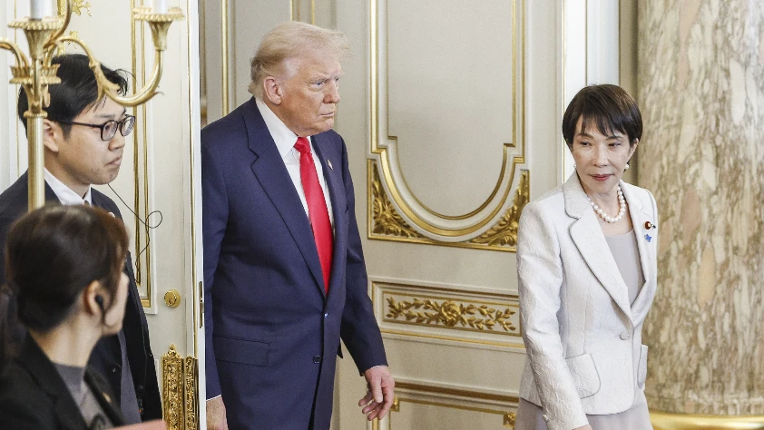 Trump Tokyo'da Japonya Başbakanı Takaichi Sanae ile görüştü