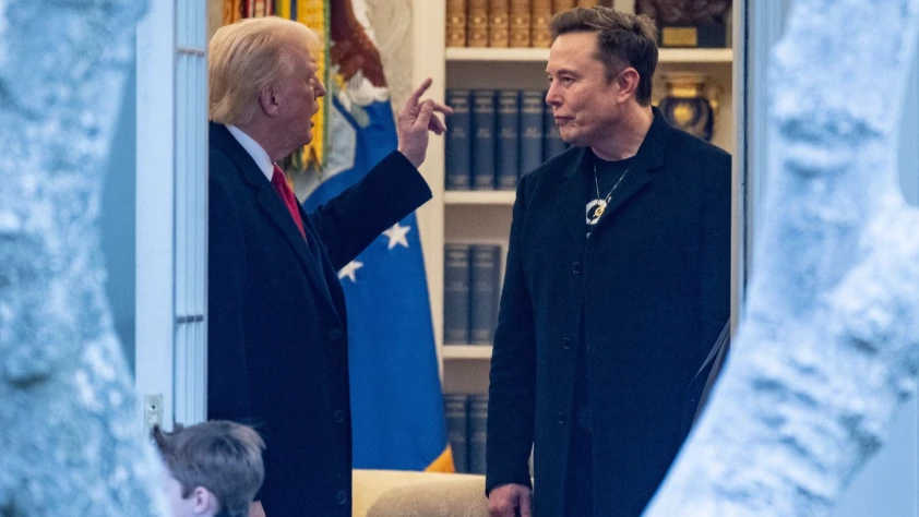 Trump ve Musk aylar sonra yan yana geldi Trump ve Musk aylar sonra yan yana geldi