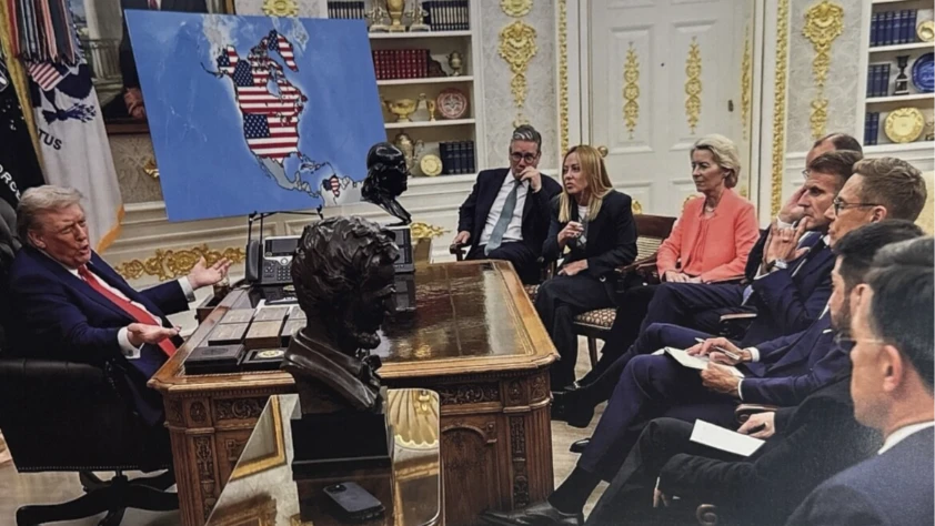 Trump'tan Grönland çıkışı! İki fotoğrafla açıkladı