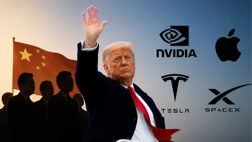 Trump'ın Çin ziyaretine Nvidia da katıldı! Gidecek şirket sayısı 17 oldu
