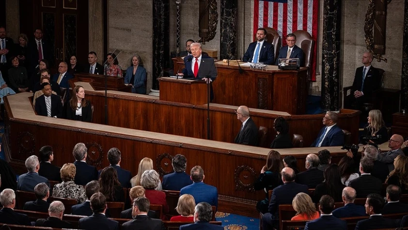 Trump'tan Kongre'de İran mesajı: Nükleer silaha asla izin vermeyeceğim