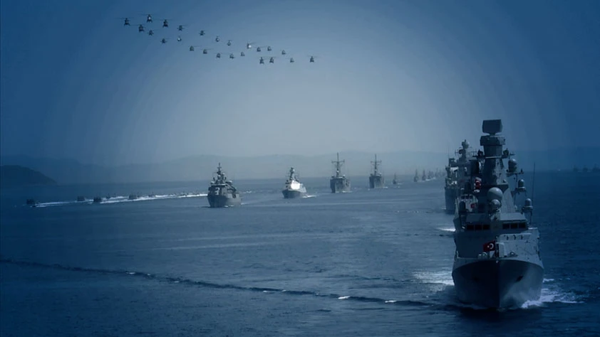 Türk donanmasından denizlerde gövde gösterisi: Mavi Vatan-26 Tatbikatı başladı