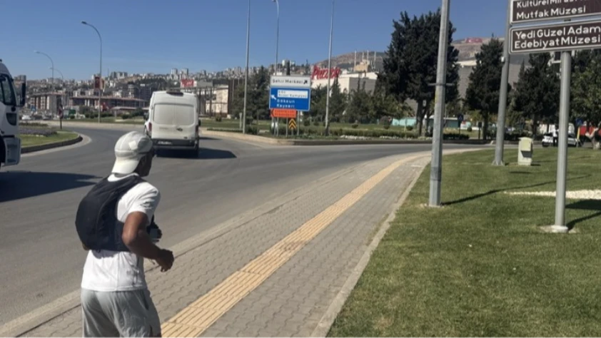 Türk kültürünü tanıtmak için 35 gündür koşan gurbetçi Kahramanmaraş'a ulaştı