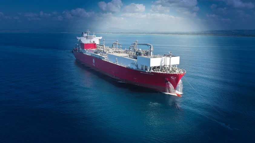 Türkiye'nin ilk FSRU gemisi 100. transferi tamamladı