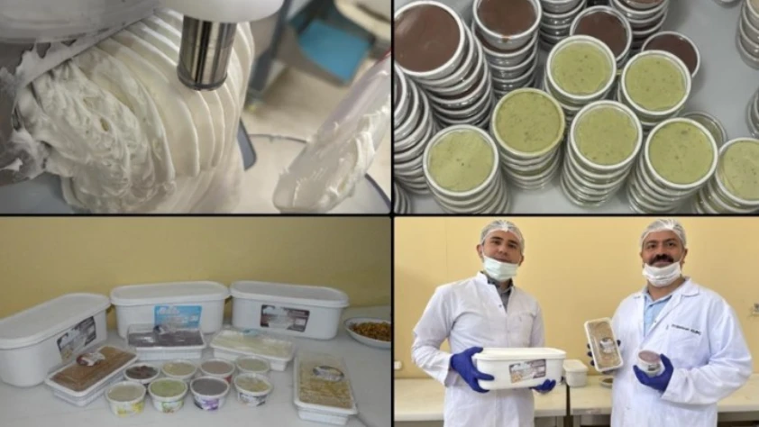 Üniversitenin tescilli markası manda sütlü dondurmayı herkesin tatması hedefleniyor