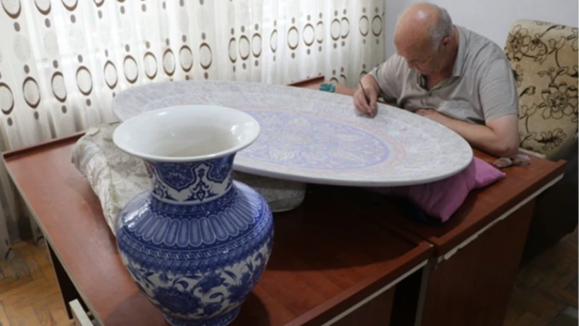 Yaşayan İnsan Hazinesi Ödülü sahibi çini sanatçısı Hamza Üstünkaya vefat etti Yaşayan İnsan Hazinesi Ödülü sahibi çini sanatçısı Hamza Üstünkaya vefat etti