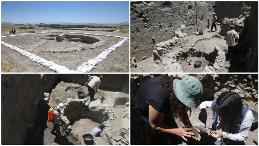 Yassı Höyük'te Geç Tunç Çağı'na ait yapı ve silolar gün yüzüne çıkarıldı